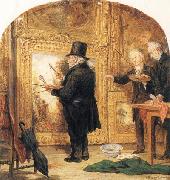 William Parrott J M W Turner at the Royal Academy,Varnishing Day Spain oil painting artist